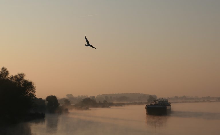 Kampenaar wint fotowestrijd van formaat met foto van IJssel bij Kampen