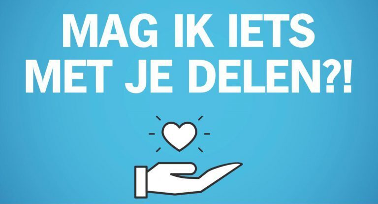 Delen is geluk voor velen: Delen in de straat-App. Hoe doe je dat?