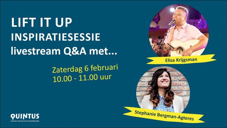 Online inspiratiesessie Quintus voor zangers en muzikanten uit alle kerken