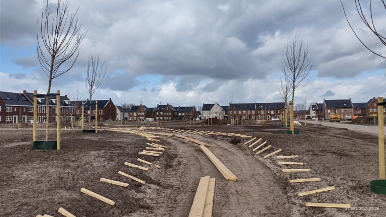 Aanleg park in het Stationskwartier vordert