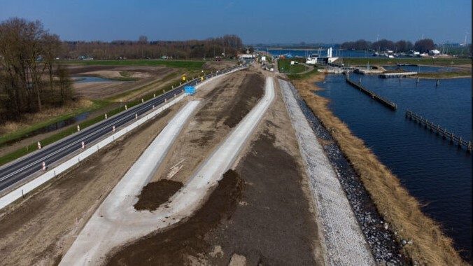 Fietsverbinding Drontermeerdijk gereed