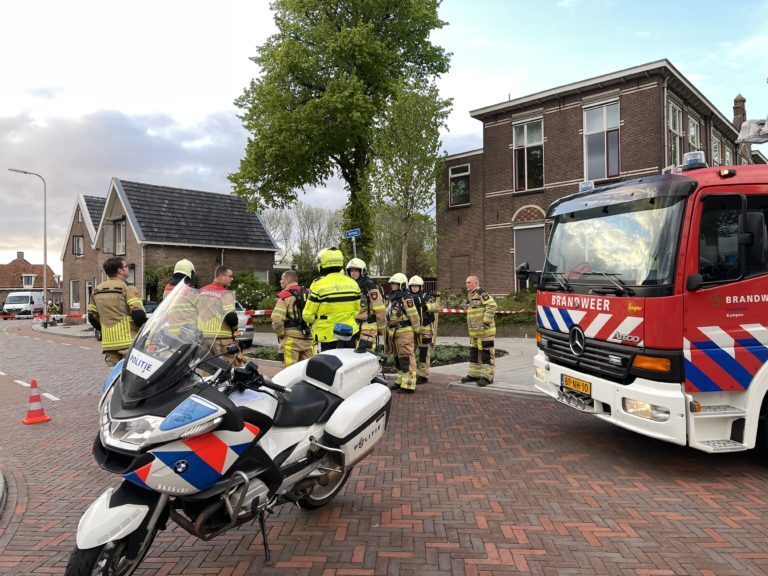 Bewoners aan de Beltweg in Kampen moeten huis verlaten vanwege gaslek