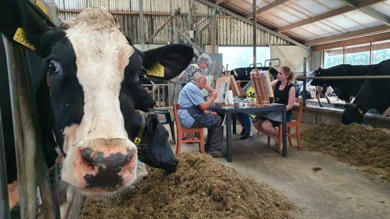 Boeren pakken uit in de zomer