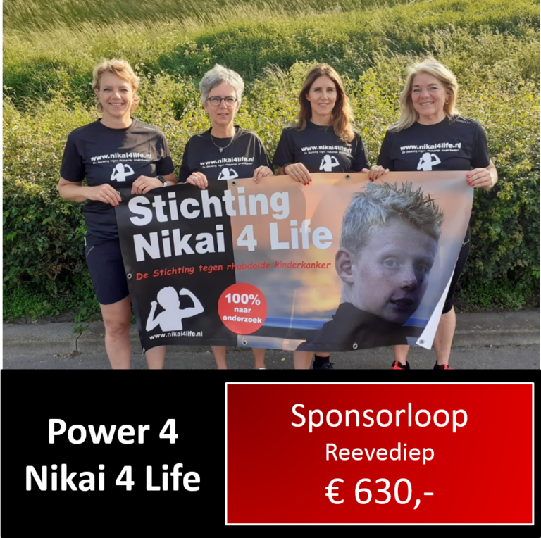 Sponsorloop Power 4 Nikai 4 Life voor beklimming Stelvio groot succes