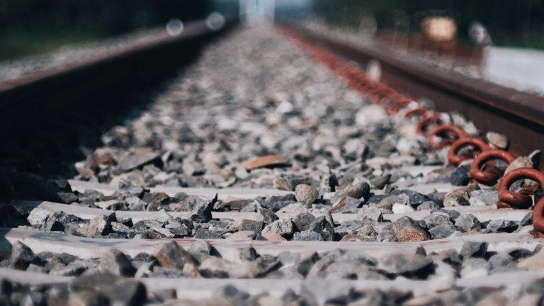 Werk aan het spoor op het traject Zwolle en Dalfsen