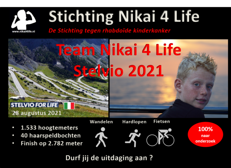 Groots event – Stelvio for Life – voor Stichting Nikai 4 Life gaat door