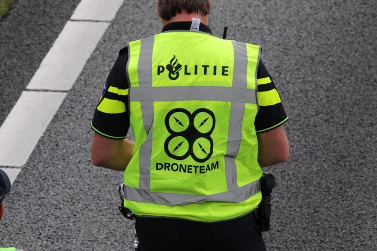 Politie doet onderzoek met drone na ongeval N50