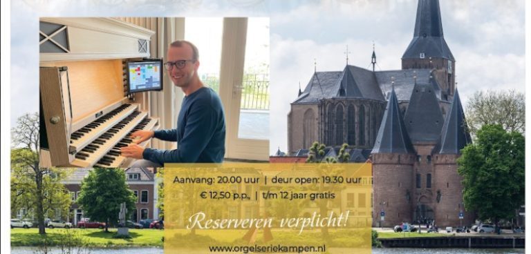 Leo Ravensbergen speelt wederom in de Bovenkerk van Kampen