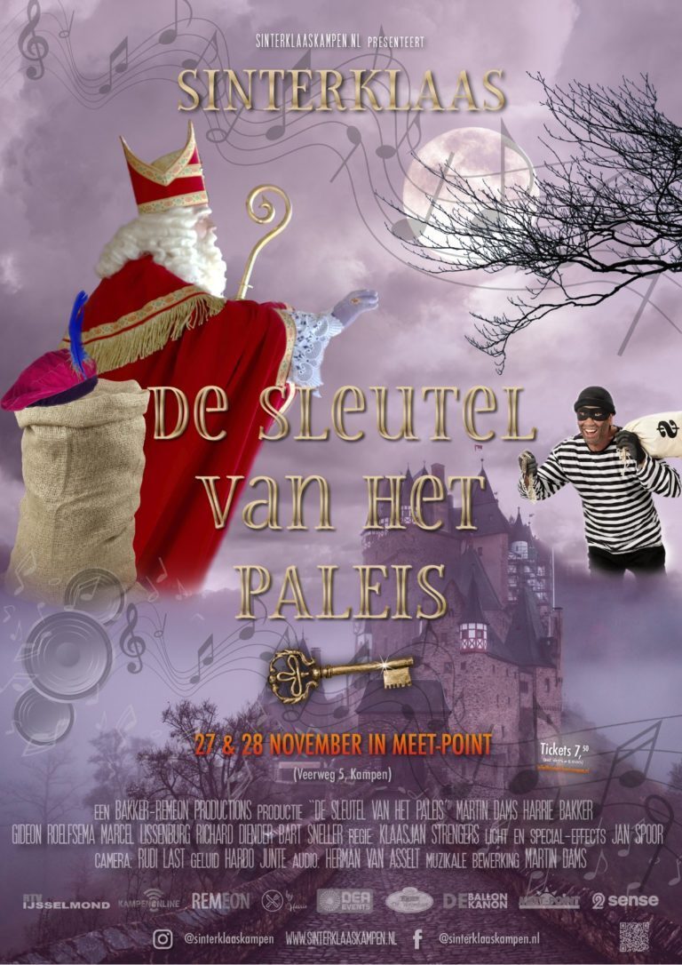 Sinterklaas Kampen brengt Sinterklaasshow: De sleutel van het paleis.