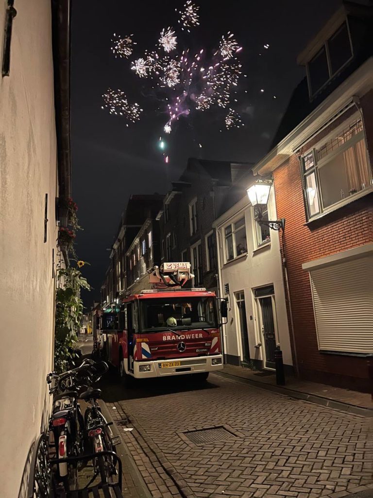 Geen brand maar wel siervuurwerk