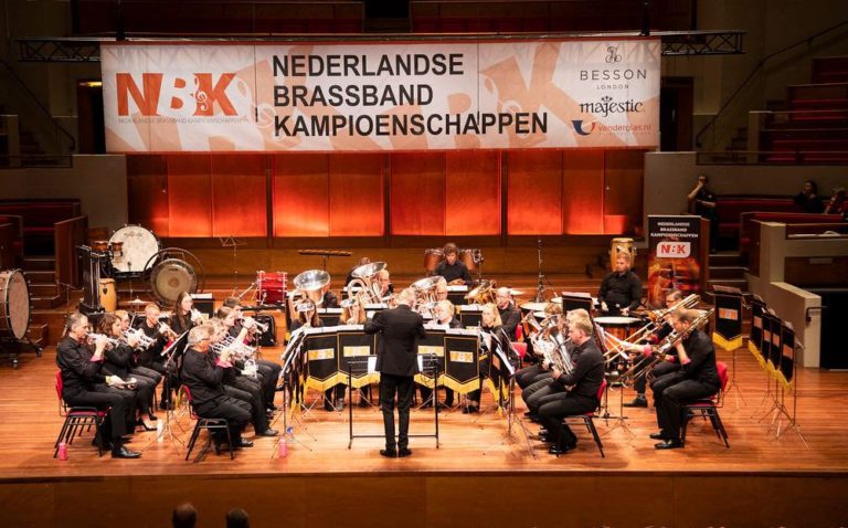 Brassband Excelsior Zalk kampioen in de 1ste divisie op de Nederlandse Brassband Kampioenschappen