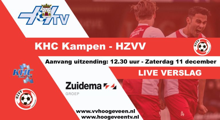 Live: oefenduel tussen KHC Kampen en HZVV