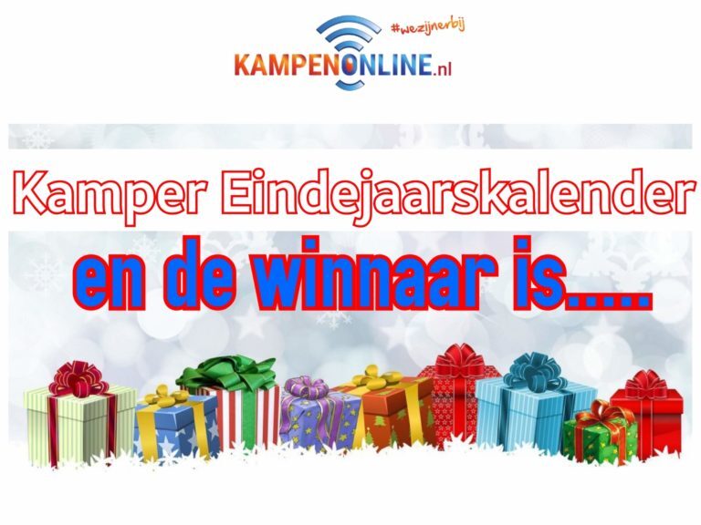 Kamper Eindejaarskalender winnaar 29 september