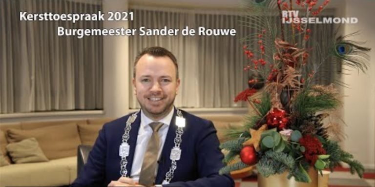 Kersttoespraak burgemeester Sander de Rouwe