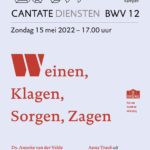 Bach cantate diensten affiches 2022 mei