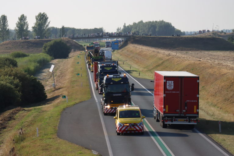 In beeld: Broshuis-konvooi onderweg naar Truckstar Festival Assen