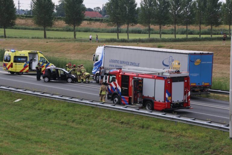 N50 afgesloten vanwege ongeval