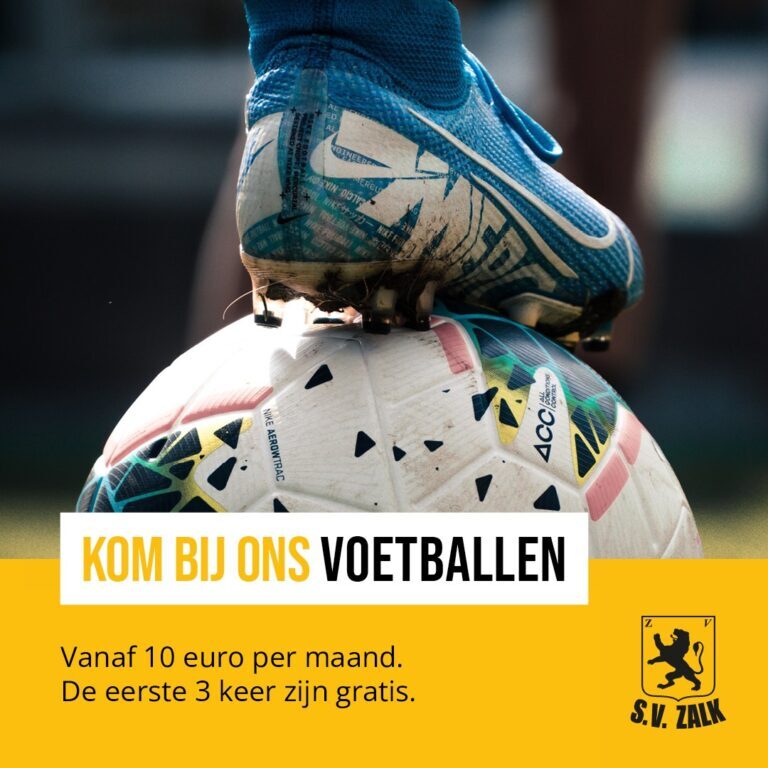 Oproep SV Zalk: “Kom bij ons voetballen”