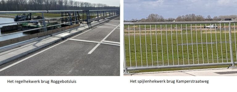 Brug Roggebot moet veiliger: Risico’s op vallen