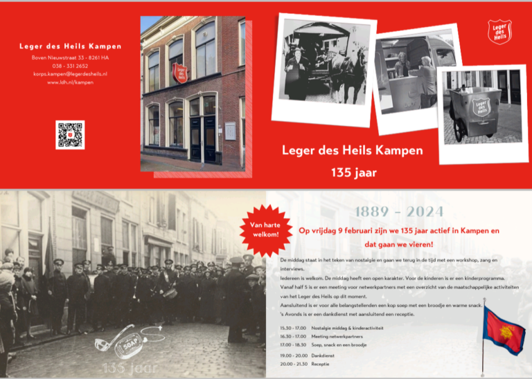 Leger des Heils viert 135-jarig jubileum in Kampen