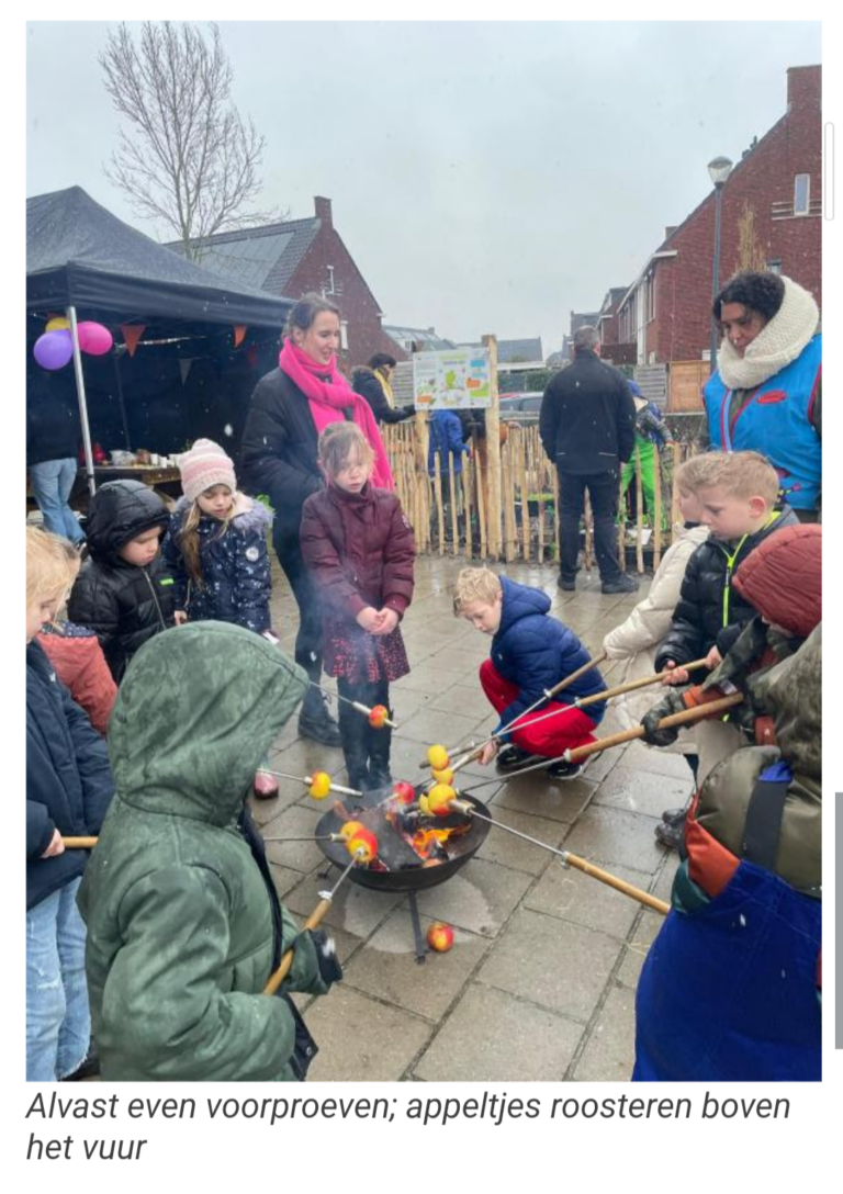 Burgemeester opent ‘Vitaminie Tuin’ bij Kinderopvang Ienieminie: Voedselbosje voor Slimme mensen