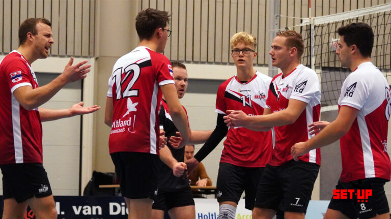 Volleyballers Set-Up puntloos tegen koploper