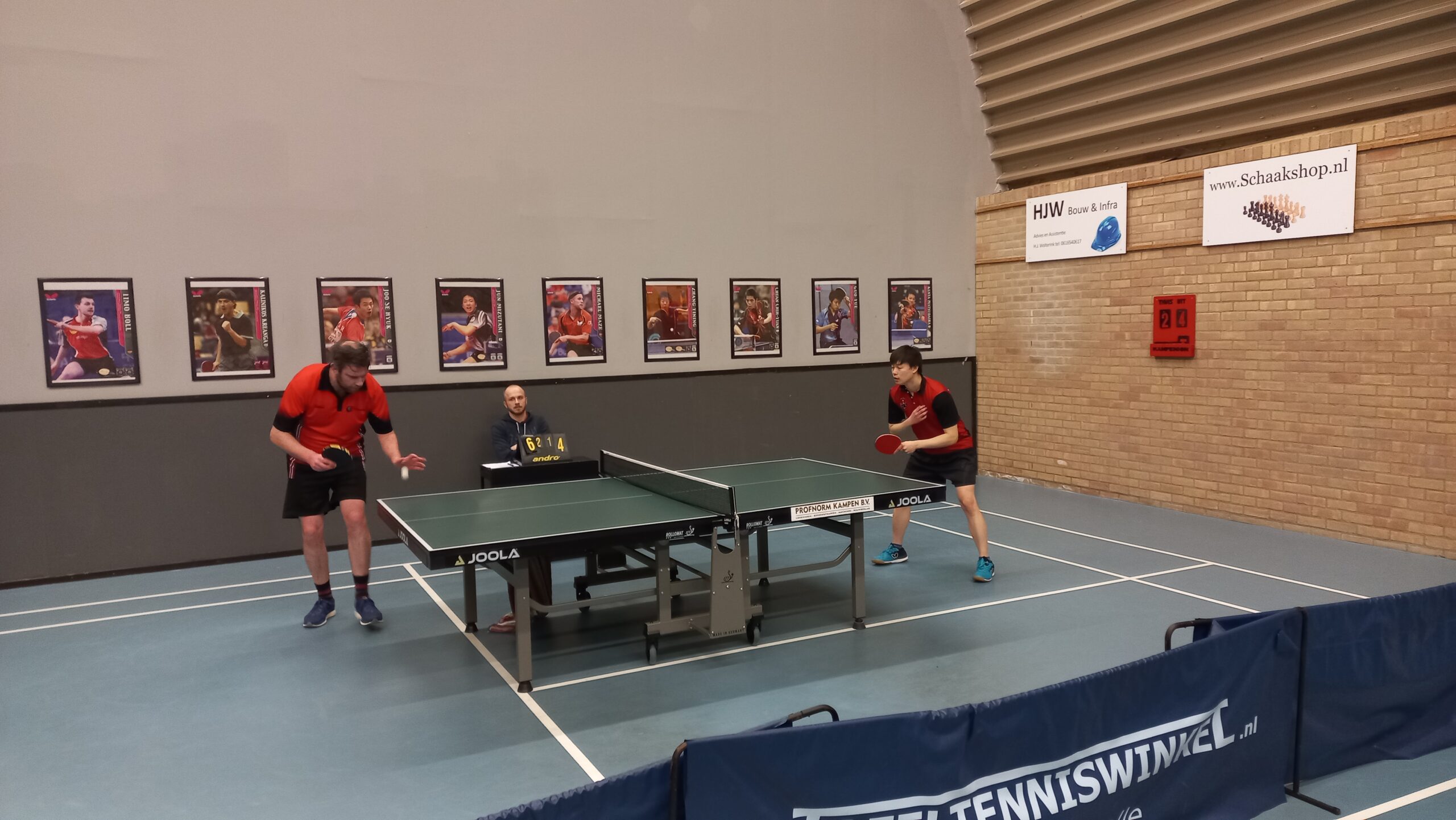 Ton Ringenier Leads Kampenion to Victory Against Alexandria ’66: Unbeaten in Exciting Table Tennis Match