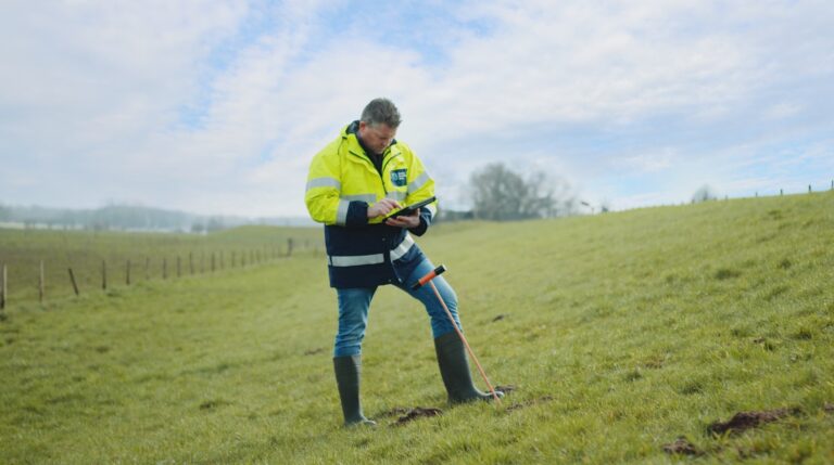 Dijkinspecteurs Waterschap controleren dijken op schade