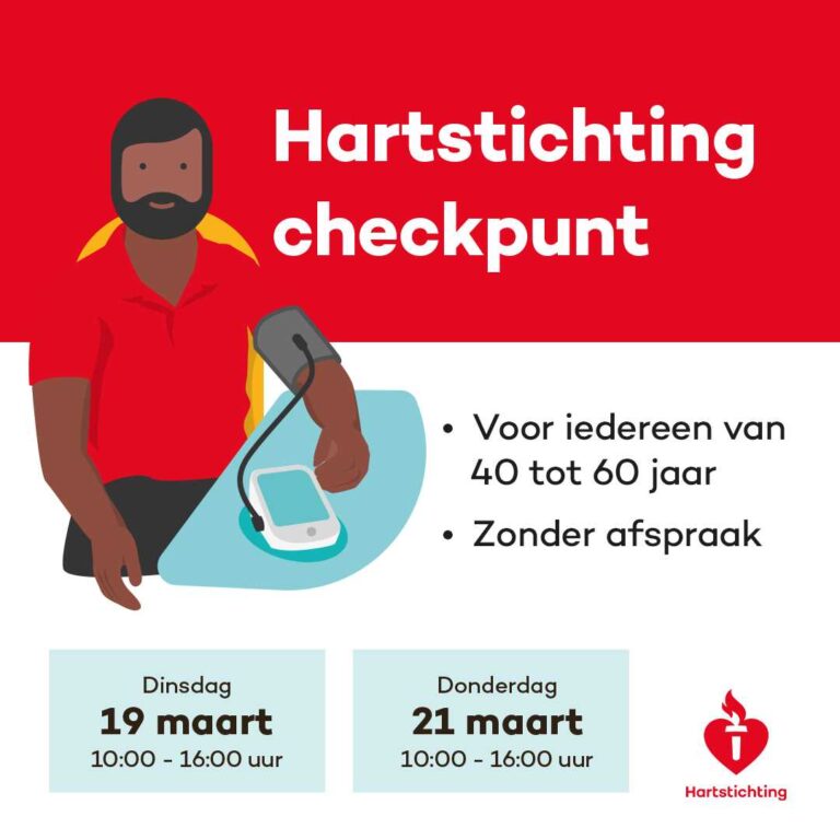 Gratis metingen van bloeddruk, cholesterol en bloedsuiker