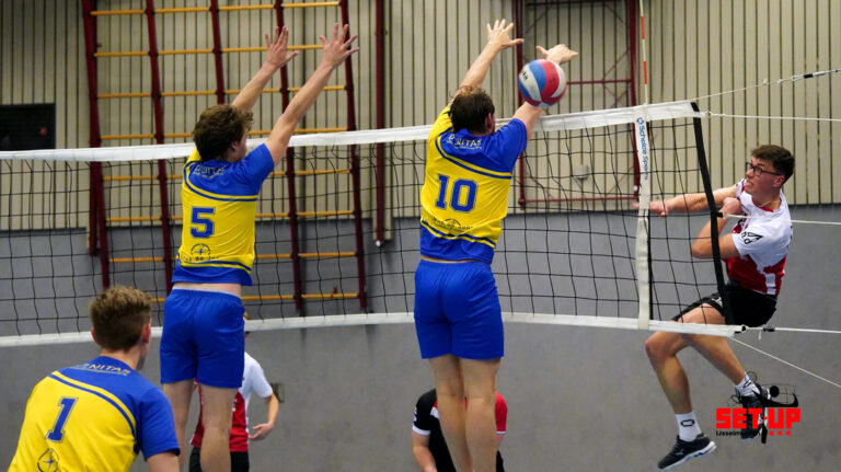 Verlies voor Volleyballers Set-Up maar wel feest.