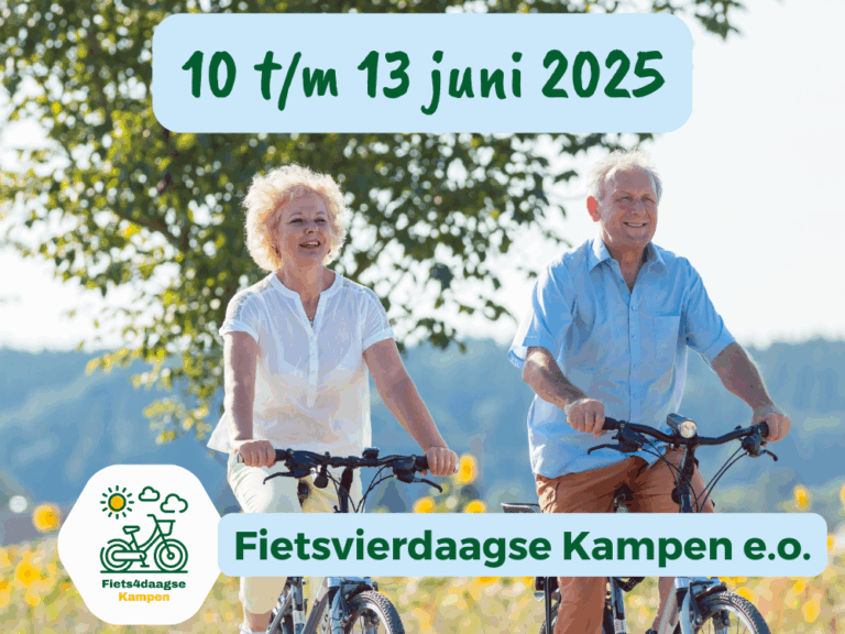 Fiets4daagse Kampen: samen fietsen en beleven